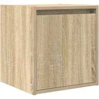 vidaXL Nachttisch Wand-Nachttisch Sonoma-Eiche 38x34x40 cm (1-St)