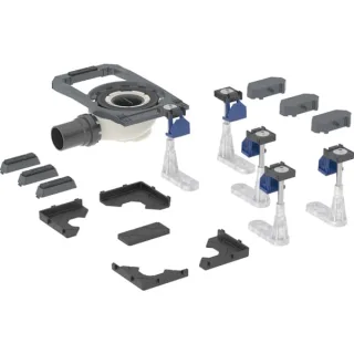Geberit Duofix Duschwannenablauf mit fünf langen Füßen, für CleanFloor30 Duschfläche, 551565001 551565001