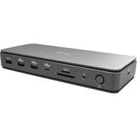 Thunderbolt4 2x Display Docking Station Gen3 Power Delivery 92W, Dockingstation schwarz, Anschluss per USB-C/Thunderbolt 3/4