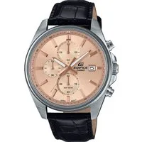 CASIO EDIFICE Chronograph EFV-610EL-5AUEF, Quarzuhr, Armbanduhr, Herrenuhr, Lederarmband, analog, Tag