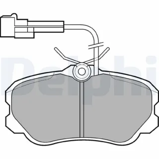 Delphi Bremsbel?ge vorne Alfa Romeo 164 75 Fiat Croma Lancia Thema