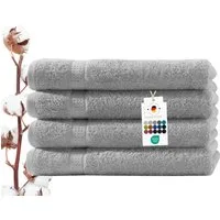 Carpe Sonno Handtuch Set 50x100 cm 100% Baumwolle Handtücher Set 500 g/m2 Frottier Handtuchset, Frottier (Spar-Set, 4-St), Extra Soft & Weich, Saugfähig, Schwer, Atmungsaktiv, schnell trocknend