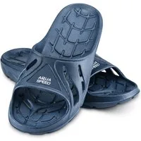 Aqua Speed Badelatschen ALABAMA Herren + Mikrofaserhandtuch Badepantolette
