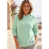 KangaROOS Kapuzenpullover aus Viskose-Mix, lässige Passform, Langarm, große Größen