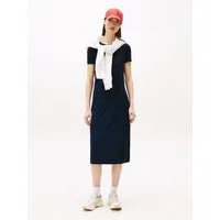 Tommy Jeans Jerseykleid TJW RIB BODYCON MIDI DRESS mit gerippter Struktur