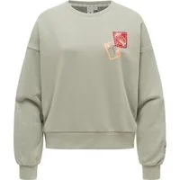 Ragwear Sweater Wuss PP lässiges oversized Damen Sweatshirt mit Print