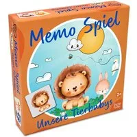 PUNALU Lernspielzeug Tierbaby Memorie für Kinder ab 2 Jahren, Memo Spiel, Lernspiel