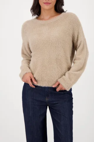 monari - Weicher Langarm-Pullover - Gr. - 44
