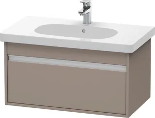 Duravit Ketho Waschtischunterbau wandhängend Basalt Matt 800x455x410 mm - KT666704343 KT666704343