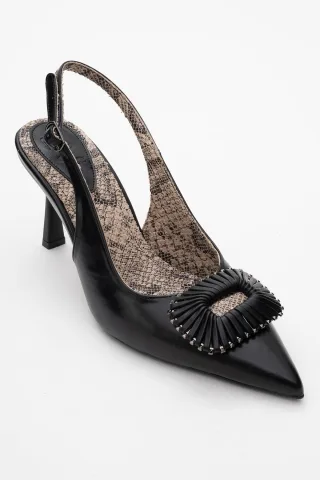 Spera Schnalle Spitzer Zehenbereich Pumps (Damen)