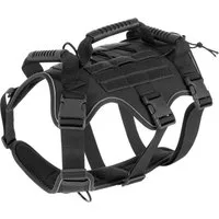Ledander Hunde-Geschirr Hundegeschirr Hunde, Anti Zug Geschirr mit Kontrolle,Grosse Hunde, Verstellbar,Atmungsaktiv Reflexstreifen Brustgeschirr Sichere