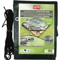 Jufol Sandkasten Jufol Abdeckplane für Sandkasten 2 x 2 m = 4 m² -