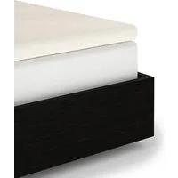 Heckett and Lane Spannbettlaken Elementi Topper, Mako-Satin, Gummizug: an den Ecken, (1 Stück), Laken aus 100% Baumwolle, hochwertiges Mako-Satin, Betttuch ab 90x200