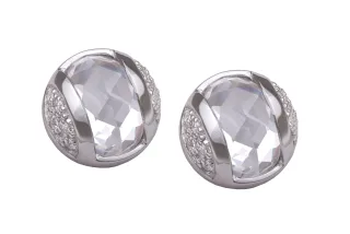 Orphelia Ohrstecker für Damen, 925 Sterlingsilber, Silber ZO-5911