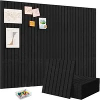AFKSMILE Pinnwand 120x90cm Pinnwand Korkplatte,Selbstklebend Dekorativ Pinnwand aus Filz