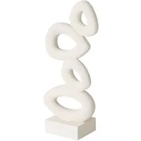 BOLTZE GRUPPE GmbH Dekoobjekt MARO, B 16 cm, H 37 cm, Cremeweiß, Kunstharz, (1 St), Deko-Aufsteller