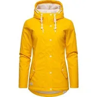 Ragwear Regenjacke Marge warm gefütterter Damen Winter Regenmantel