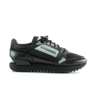 Puma Mile Rider Bright Peaks Black Textile Unisex Schnürtrainer 374113 01