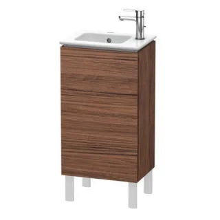 Duravit L-Cube Waschtischunterbau bodenstehend Nussbaum dunkel Matt 420x294x704 mm - LC6273R2121 LC6273R2121