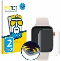 BROTECT Displayschutzfolie Fullscreen Schutzfolie für Huawei Watch Fit 3, 2 Stück, Displayschutz Folie Fullcover Klar Transparent