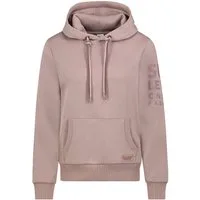 SUBLEVEL Hoodie mit Kängurutasche und Logo-Print (1-tlg) Sweat Hoodie