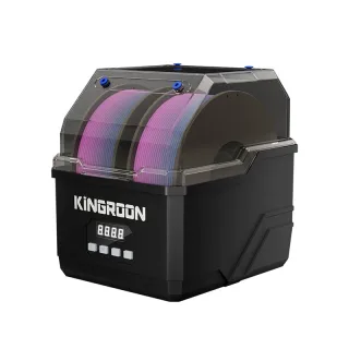 KINGROON Filament Dryer KR02 Dry Box 2KG PLA PETG ABS TPU Filaments Drying 24 Hours 360 Hot-Air Heating Dual-Spool New B