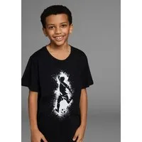 KIDSWORLD T-Shirt Mit lässigem FUSSBALLER - Druck Kurzarm, Basic-Passform, mit stylischem Druck, Rundhalsausschnitt