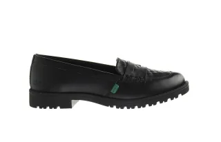 Kicker Lachly Quilt Loafer Damen schwarze Schuhe
