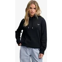 Superdry Kapuzensweatshirt SIGNATURE EMB HOOD Baumwollmischung, relaxed fit