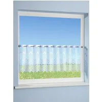 Witt Gardine Fensterbehang, Durchzuglöcher, halbtransparent, Fensterbehang