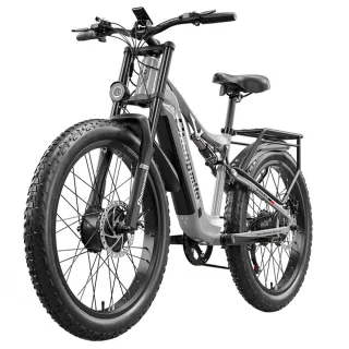 [EU Direct] Shengmilo S600 Electric Bike 48V 17.5AH SamsungBattery 1000W*2 Dual Motors Recommended Top Speed 25KM/H 26*3