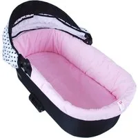 BabyLux Kinderwagen-Bezug BABYLUX Nestchen für Kinderwagen BABYWANNE + Matratze 2 Tlg Set, W101 Velvet Rosa