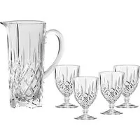 Nachtmann Glas Noblesse Krug 5tlg Set, 5-tlg., Kristallglas