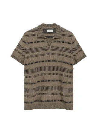 s.Oliver - Strickpullover braun/mehrfarbig - Gr. - S
