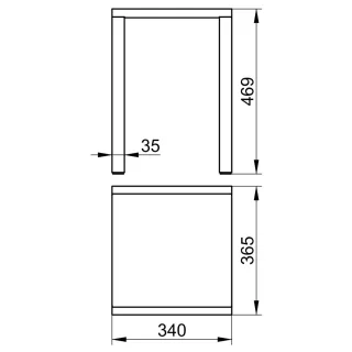 Keuco Hocker Plan 14982, 14982010037