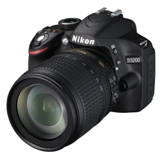 Nikon D3200 [24MP Live View Full HD 29"] schwarz inkl. AF-S DX Nikkor 18-105mm 1:35-56G ED VR Objektiv