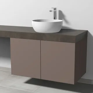 Sanipa Waschtischunterbau mit Türen 2morrow (P3364) 510x900x520 Taupe-Matt, P33641T P33641T
