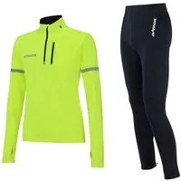 Airtracks Fahrradhose Herren Thermo Radtrikot Set (Fahrradtrikot Set, 2-tlg., Fahrradhose lang + Fahrradtrikot Langarm für Herbst-Winter) » S M L XL XXL XXXL «