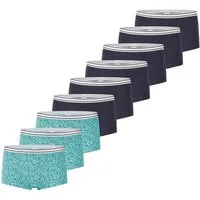 Schiesser Panty 9er Pack Teens Girls 95/5 Organic Cotton (Spar-Set, 9-St) Short Slip - Baumwolle - Mit softem Bund, Bequemer Beinausschnitt