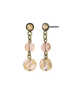 konplott - Ohrringe - Daily Desire beige/pink/gold