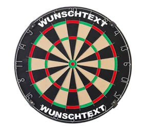 Dartboard mit Wunschtext