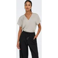 ONLY V-Shirt ONLLUCY LIFE SS V-NECK TOP WVN
