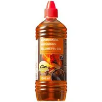 Moritz Flüssig-Grillanzünder 1L Grillanzünder Anzündgel Kaminanzünder Brenngel, (Brennstoff), Anzünder für Kamin, Kaminholz, Briketts, Holzkohle