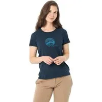 VAUDE Funktionsshirt WOMEN'S CYCLIST T-SHIRT V sportliche Passform, Kurzarm, für Radsport und Outdoor-Aktivitäten