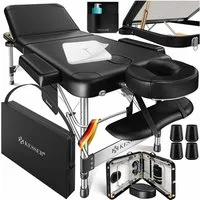 KESSER Massageliege, 3 Zonen Kosmetikliege klappbar & höhenverstellbar mobile Massagebett