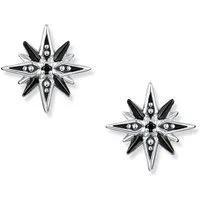Seinerzeit FLORA & FAUNA Paar Ohrstecker Astra Shadow Stern Ohrringe, Schmuck aus 925 Sterling Silber (Von der geheimnisvollen Welt der Nacht inspirierter Ohrschmuck für Damen im ausdrucksstarken Unisex-Design mit mystischem Motiv – ein besonderer Be
