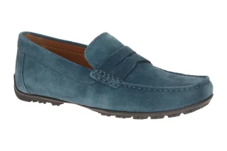 Geox Herren Mokassin U35CFB 00020 C4067 blau dk avio rutschfest wasserdicht a...