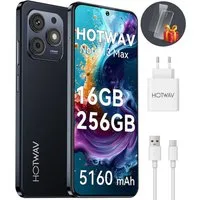HOTWAV Note 13 Max Handy, 16+256 GB/1 TB Smartphone, Android handy, Smartphone (16,7 cm/6.8 Zoll, 256 GB Speicherplatz, 48 MP Kamera, Smartphone ohne Vertrag, Günstige Smartphone, 5160 mAh)