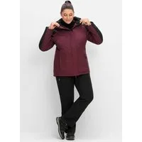 Sheego Trainingsjacke Outdoorjacke Langarm Länge ca. 76 cm