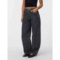 Vero Moda Weite Jeans VMZOE MR BARREL DNM JEANS LI223 NOOS Baumwolle, mid waist, loose fit